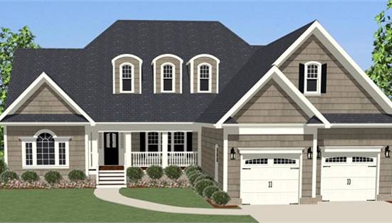 image of cape cod house plan 5504